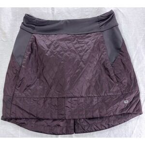 Mountain Hardwear Quilted Skort Womens S/P Gray Athletic Golf Tennis